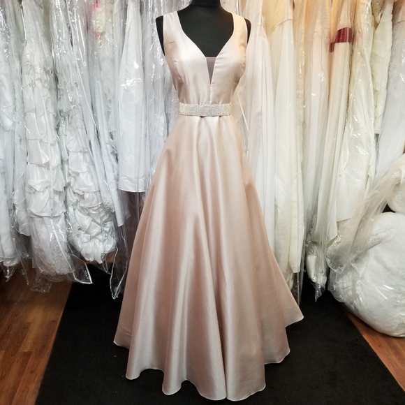 Dresses & Skirts - Light Mocha Shimmer Ballgown
